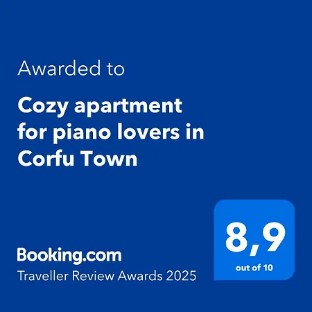 아파트 Cozy For Piano Lovers In Corfu Town Corfu (city)